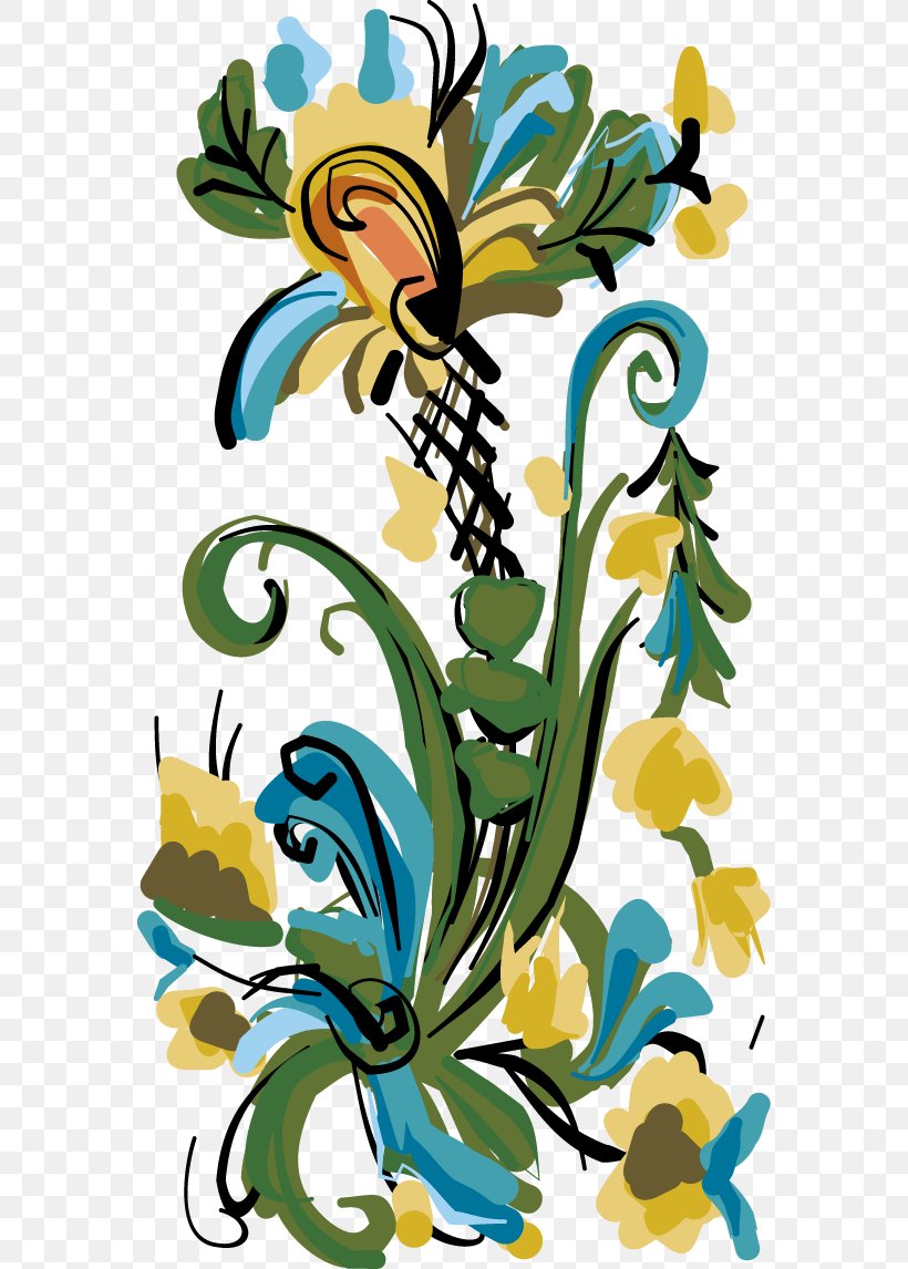 Floral Design Graphic Design Flower, PNG, 572x1146px, Floral Design, Art, Artwork, Branch, Butterfly Download Free