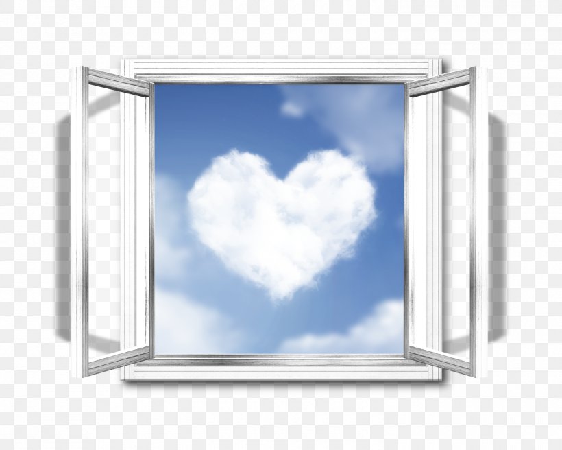 Window Picture Frame, PNG, 1500x1200px, Window, Blue, Cloud, Glass, Google Images Download Free