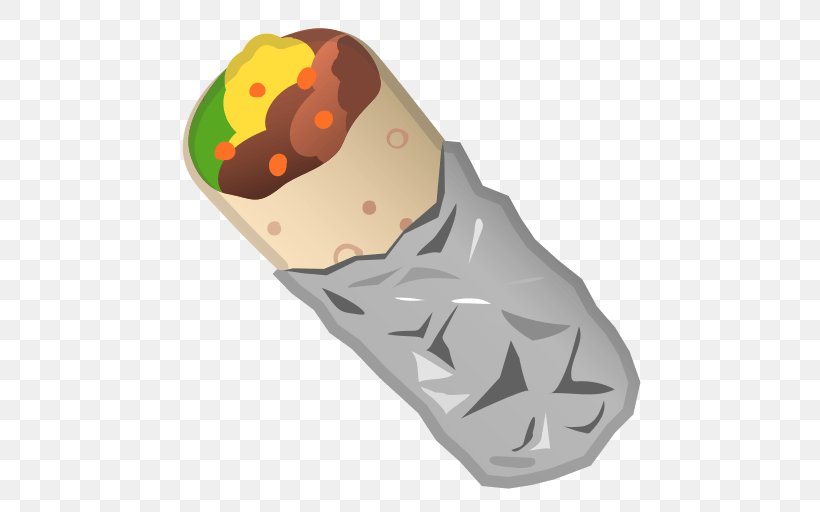 Burrito Mexican Cuisine Emoji Clip Art, PNG, 512x512px, Burrito, Breakfast Burrito, Dish, Emoji, Emojipedia Download Free