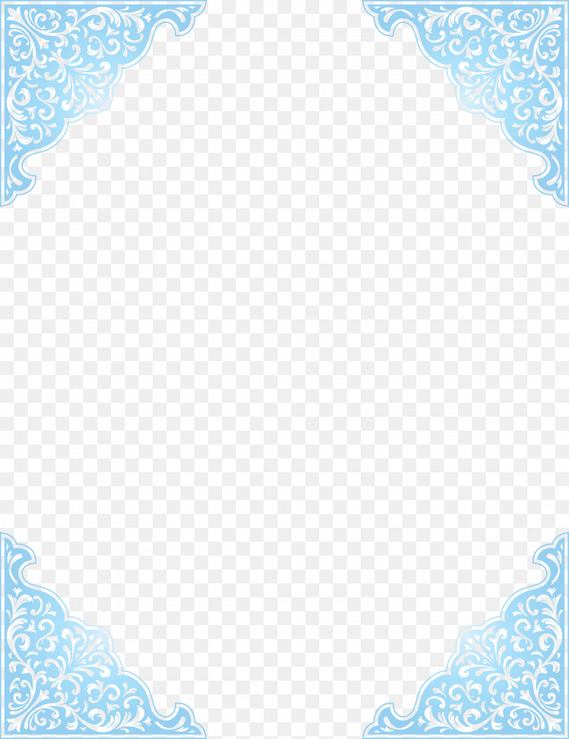 Corner Frame, PNG, 2310x3000px, Corner Frame, Aqua Download Free