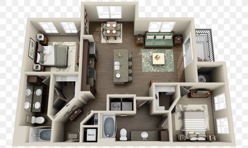 St. Petersburg Texas Clybourn 1200 Apartment House, PNG, 1500x894px, 3d Floor Plan, St Petersburg, Apartment, Architecture, Bedroom Download Free