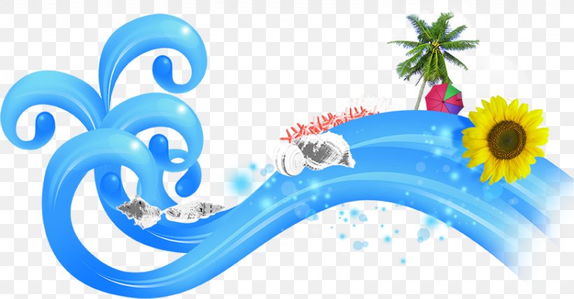 Wind Wave Cartoon, PNG, 871x454px, Wave, Animation, Blue, Cartoon, Drawing Download Free