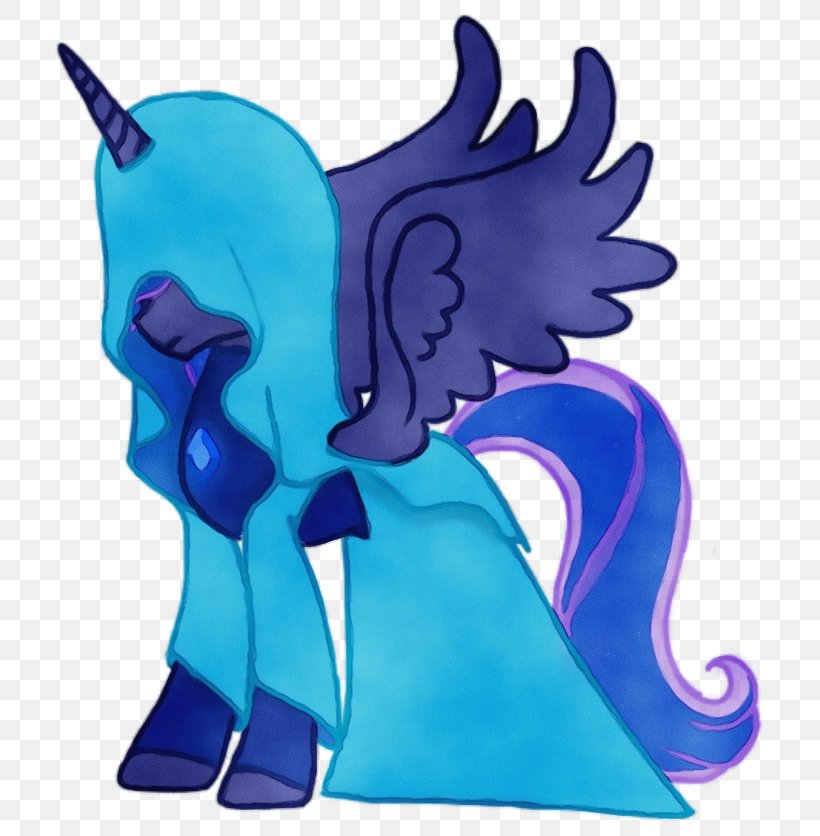 Clip Art Fictional Character Animal Figure Mane Pony, PNG, 720x836px, Watercolor, Animal Figure, Fictional Character, Mane, Paint Download Free