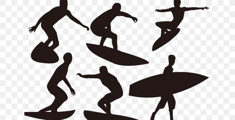Surfing Silhouette, PNG, 650x417px, Surfing, Animation, Drawing, Elephant Surf, Joint Download Free