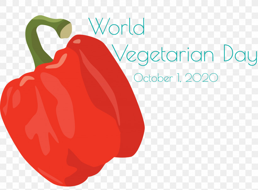 World Vegetarian Day, PNG, 3000x2211px, World Vegetarian Day, Bell Pepper, Habanero, Local Food, Meter Download Free
