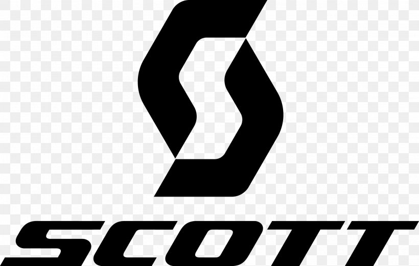 Scott Sports Logo Bicycle Cycling, PNG, 2833x1803px, Scott Sports, Area, Bicycle, Black, Black And White Download Free