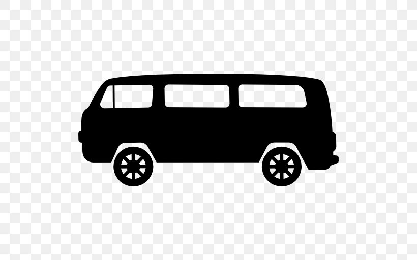 Car Minibus Van, PNG, 512x512px, Car, Automotive Design, Automotive Exterior, Black And White, Brand Download Free