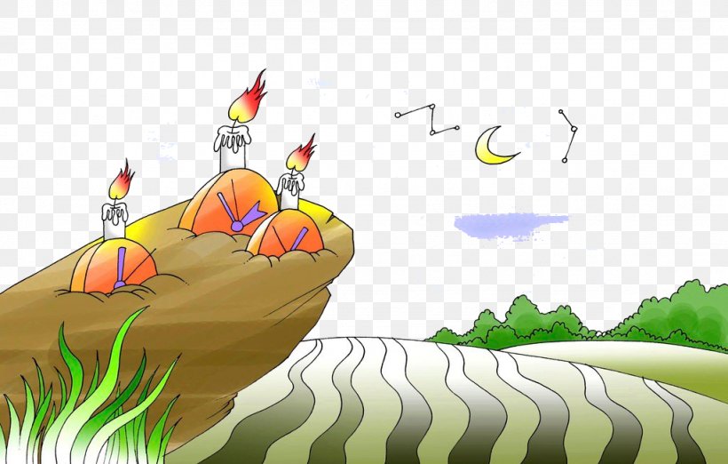 Cartoon Cliff Illustration, PNG, 1024x653px, Cartoon, Art, Cliff, Designer, Grass Download Free