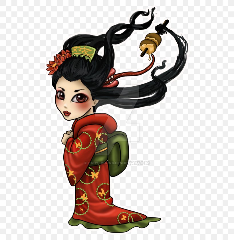 Geisha Legendary Creature Clip Art, PNG, 600x840px, Geisha, Art, Fictional Character, Legendary Creature, Mythical Creature Download Free
