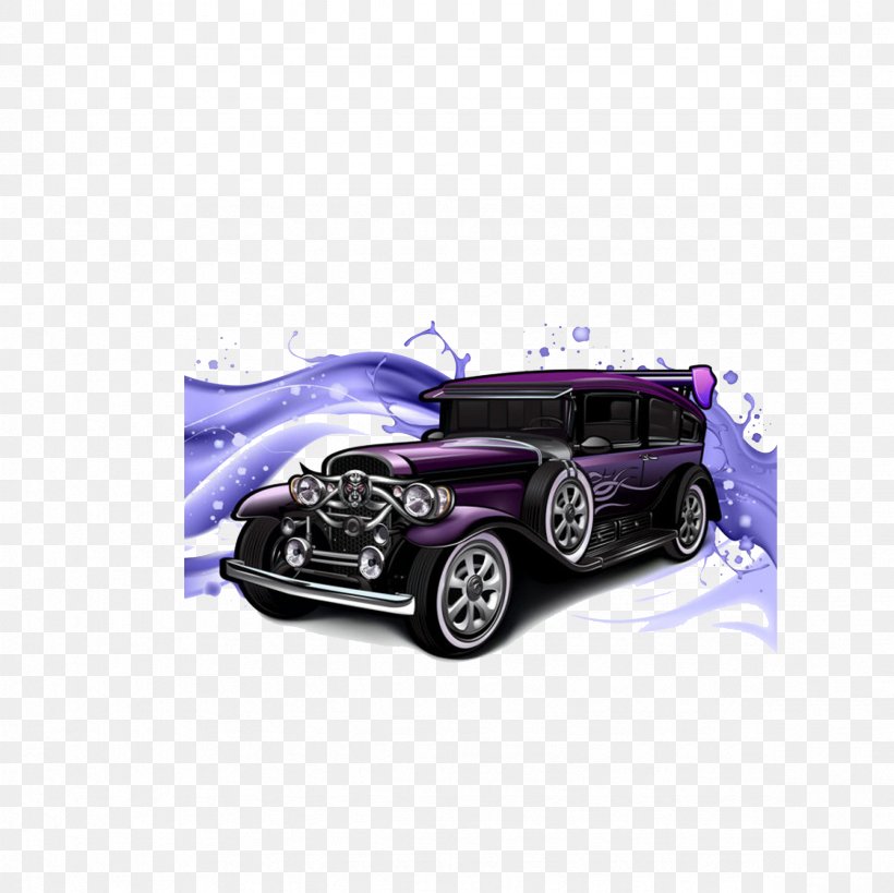 Classic Car Vintage Car Cartoon, PNG, 2362x2362px, Car, Automotive Design, Automotive Exterior, Brand, Cartoon Download Free