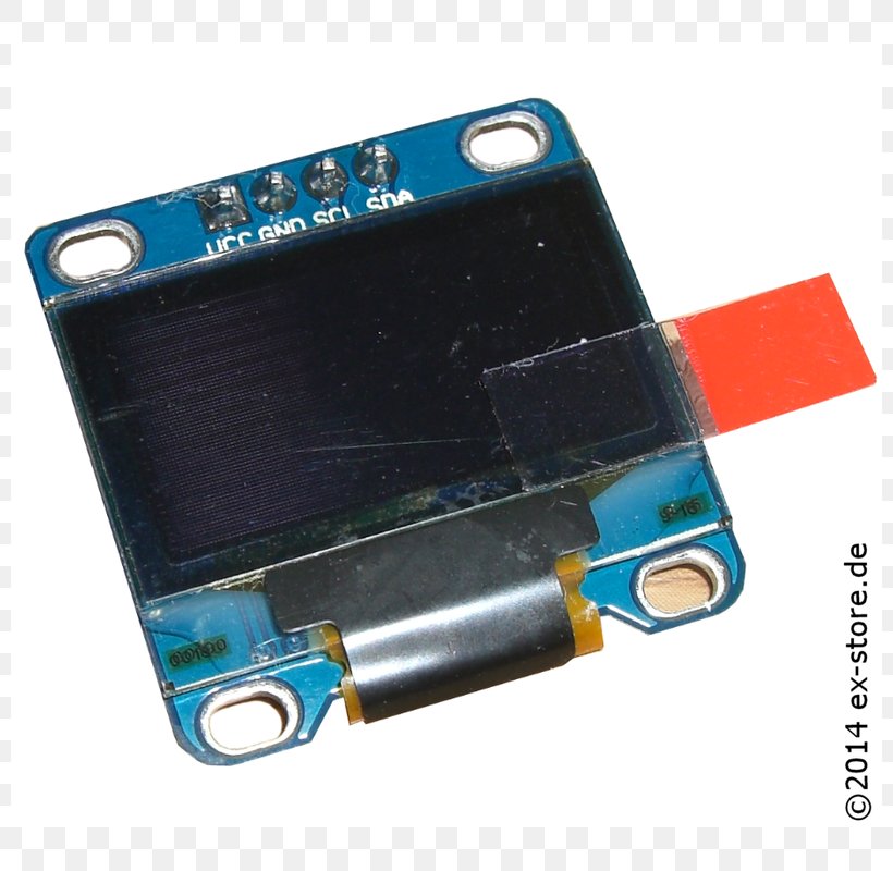 Electronic Component I²C Arduino OLED ESP8266, PNG, 800x800px, Electronic Component, Arduino, Computer Hardware, Electronic Device, Electronic Visual Display Download Free