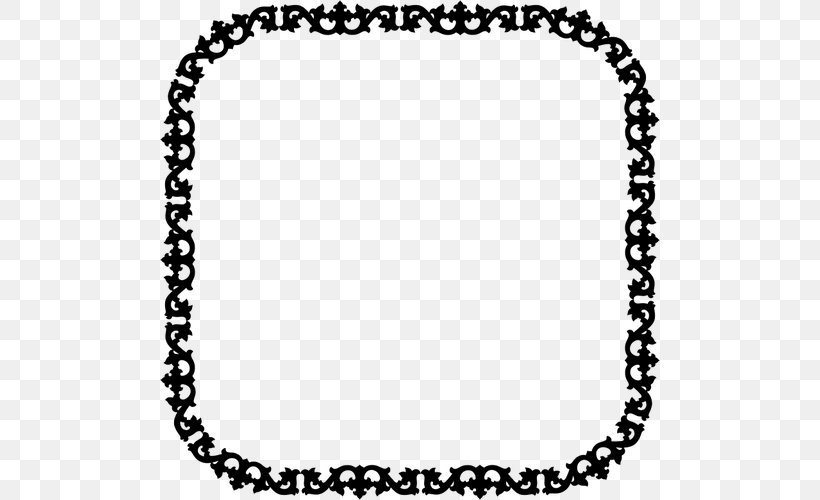Picture Frames Silhouette Clip Art, PNG, 500x500px, Picture Frames, Area, Black, Black And White, Body Jewelry Download Free