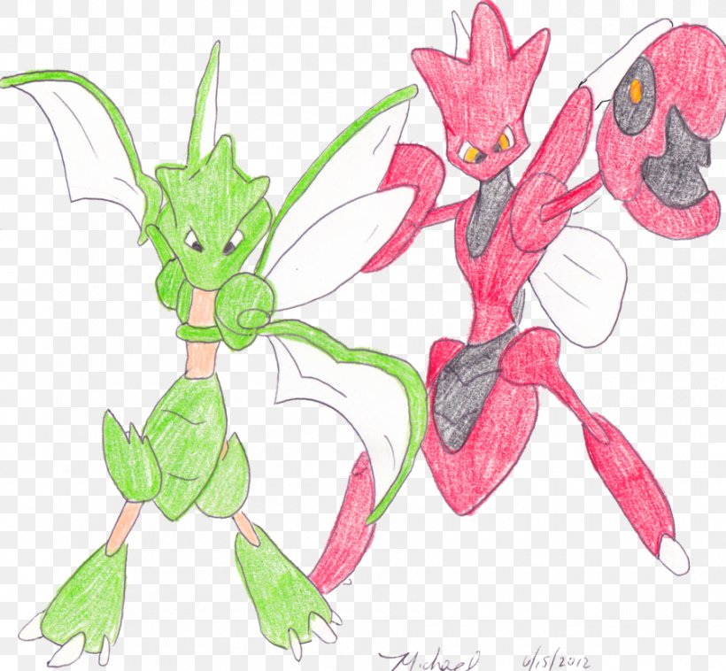 Pokémon X And Y Scyther And Scizor Scyther And Scizor Kabutops, PNG, 900x832px, Watercolor, Cartoon, Flower, Frame, Heart Download Free