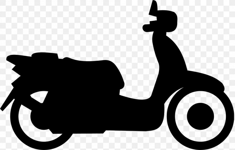 Scooter Motorcycle Vespa Clip Art, PNG, 999x640px, Scooter, Artwork, Black And White, Drawing, Finger Download Free