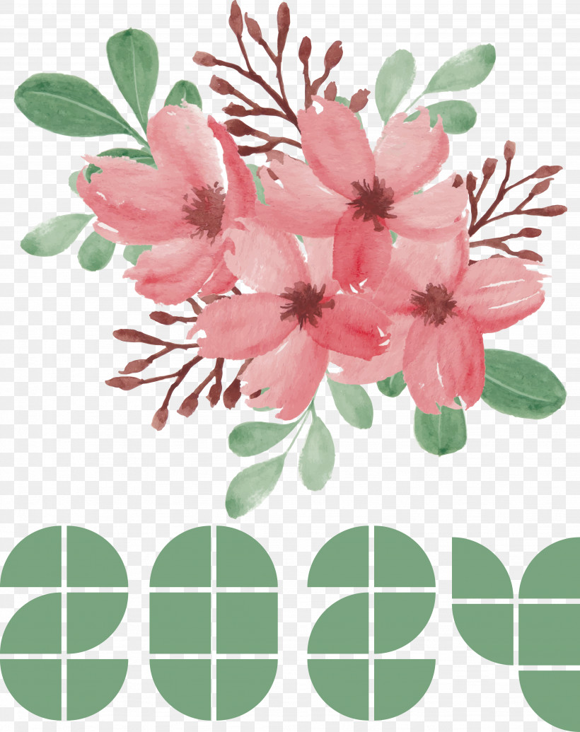 Cherry Blossom, PNG, 3891x4914px, Flower, Cherry Blossom, Cherry Blossom Wreath, Drawing, Floral Design Download Free