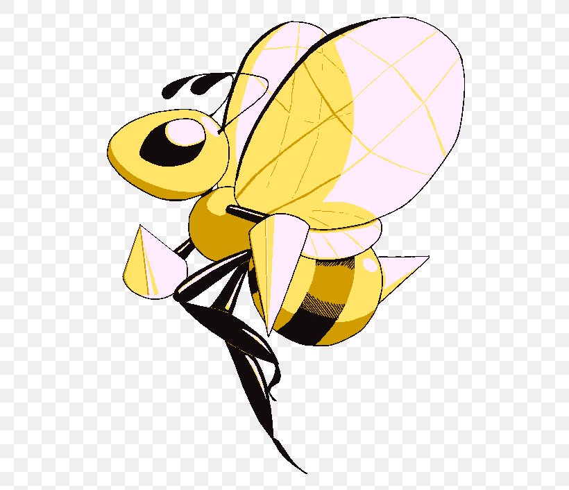 Honey Bee Cartoon Clip Art, PNG, 565x706px, Honey Bee, Art, Arthropod, Artwork, Bee Download Free