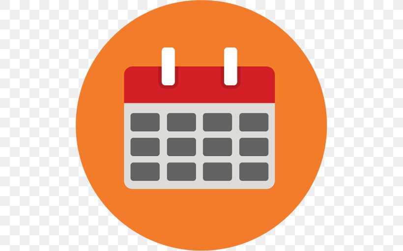 Calendar Date Time, PNG, 512x512px, Calendar, Area, Calendar Date, Hibbing Public Library, Orange Download Free