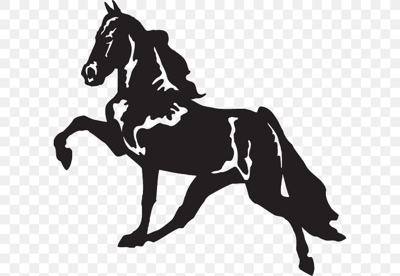 Tennessee Walking Horse Decal Racking Horse Bumper Sticker, PNG, 600x566px, Tennessee Walking Horse, Black And White, Breed, Bridle, Bumper Sticker Download Free