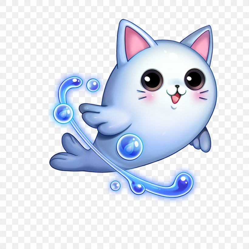 Whiskers Lutie RPG Clicker Cat Dog Clip Art, PNG, 1024x1024px, Whiskers, Animation, Blue, Carnivore, Cartoon Download Free