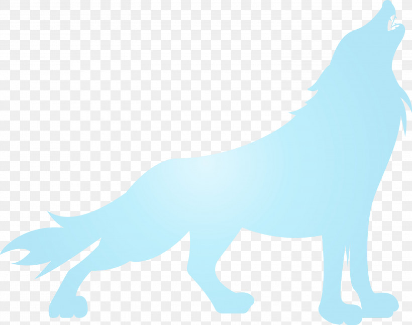 Animal Figure Turquoise Tail, PNG, 3000x2369px, Wolf, Animal Figure, Paint, Tail, Turquoise Download Free