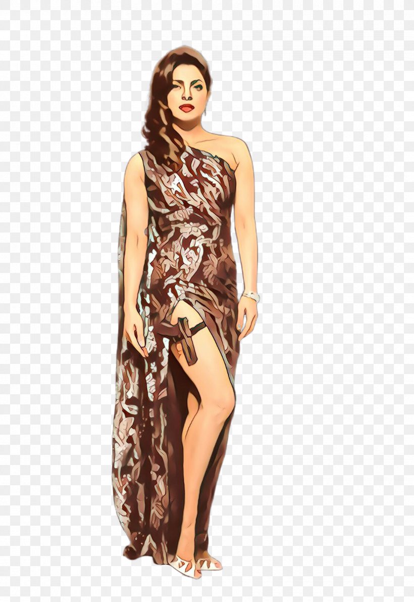 Clothing Fashion Model Dress Shoulder Brown, PNG, 1660x2412px, Cartoon, Brown, Clothing, Day Dress, Dress Download Free