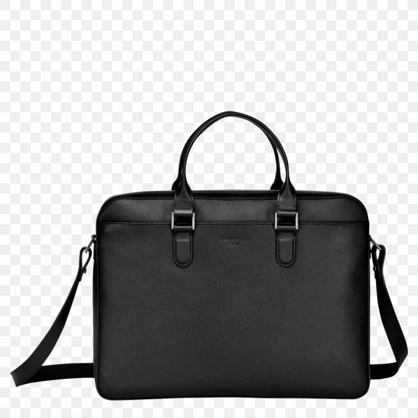 Briefcase Handbag Longchamp Leather, PNG, 1000x1000px, Briefcase, Bag, Baggage, Black, Brand Download Free