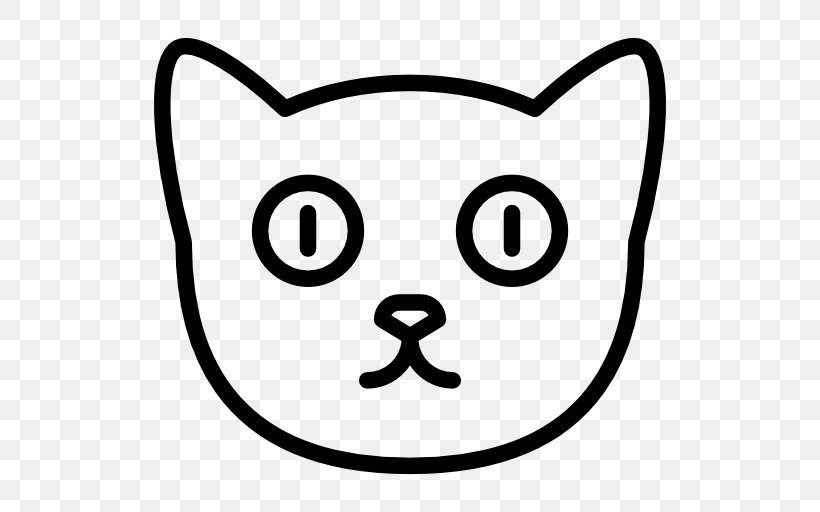 Cat's Eye Felidae Kitten Cuteness, PNG, 512x512px, Cat, Area, Black, Black And White, Carnivoran Download Free