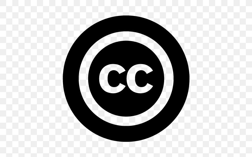 Creative Commons License Wikimedia Commons, PNG, 512x512px, Creative Commons, Black And White, Brand, Commons, Copyright Download Free