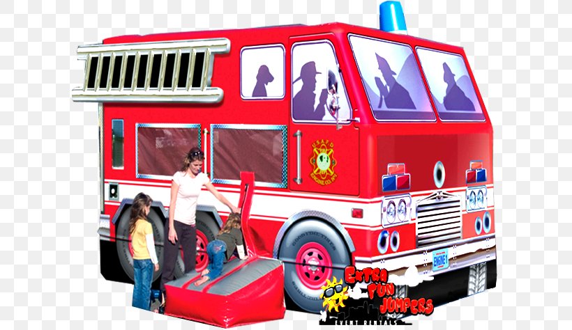Fire Engine Car Inflatable Bouncers Truck Motor Vehicle, PNG, 613x474px, Fire Engine, Automotive Exterior, Car, Emergency Vehicle, Fire Apparatus Download Free