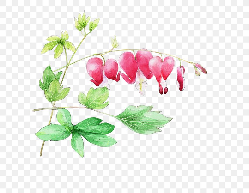 Watercolor Painting Ink, PNG, 635x635px, Watercolor Painting, Branch, Color, Flower, Flowering Plant Download Free