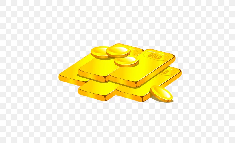 Gold Bar Euclidean Vector Bullion, PNG, 500x500px, Gold Bar, Bullion, Gold, Gold Coin, Material Download Free