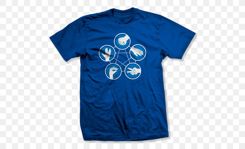 T-shirt Hoodie Kansas City Royals Clothing, PNG, 500x500px, Tshirt, Active Shirt, Blue, Clothing, Cobalt Blue Download Free