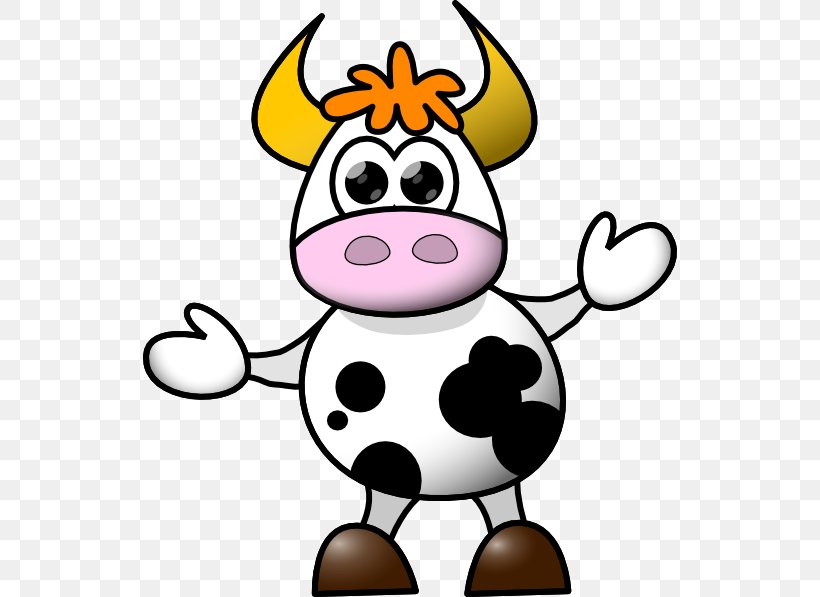 Cattle Cartoon Clip Art, PNG, 534x597px, Cattle, Art, Artwork, Cartoon, Fictional Character Download Free