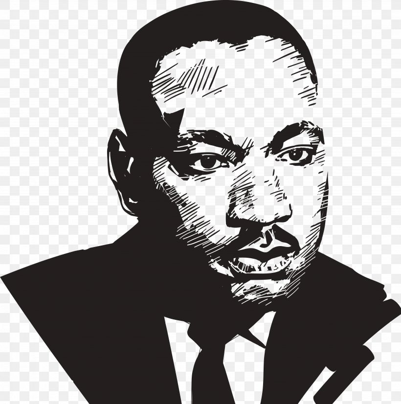 Martin Luther King Jr. I Have A Dream African-American Civil Rights Movement Memphis Sanitation Strike Words Of Martin Luther King, Jr, PNG, 3694x3725px, Martin Luther King Jr, Art, Beard, Black And White, Civil And Political Rights Download Free