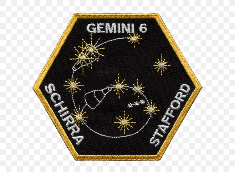 Project Gemini Gemini 6A NASA Mission Patch Space Rendezvous, PNG, 600x600px, Project Gemini, Badge, Brand, Cape Canaveral Air Force Station, Emblem Download Free