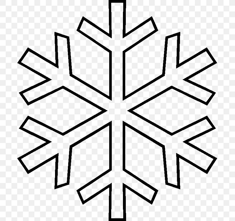 Snowflake Template Coloring Book Pattern, PNG, 700x773px, Snowflake, Area, Black And White, Child, Color Download Free