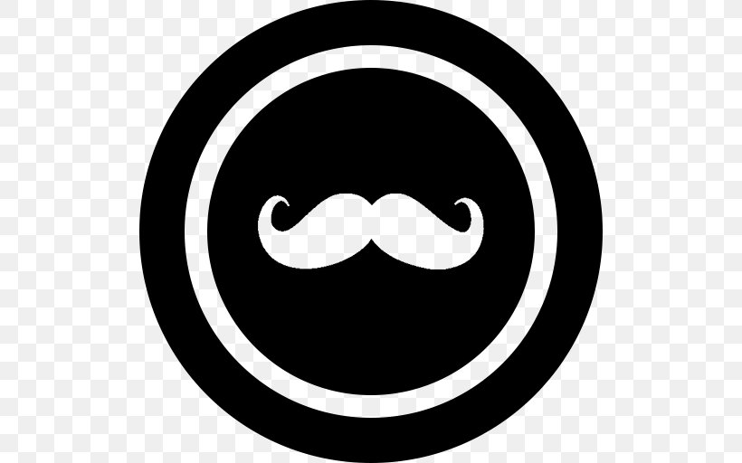 Logo Moustache Clip Art, PNG, 512x512px, Logo, Area, Beard, Black, Black And White Download Free