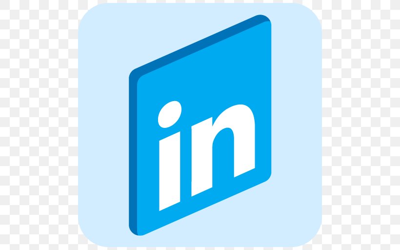 Social Media LinkedIn Icon Design, PNG, 512x512px, Social Media, Area, Blue, Brand, Communication Download Free