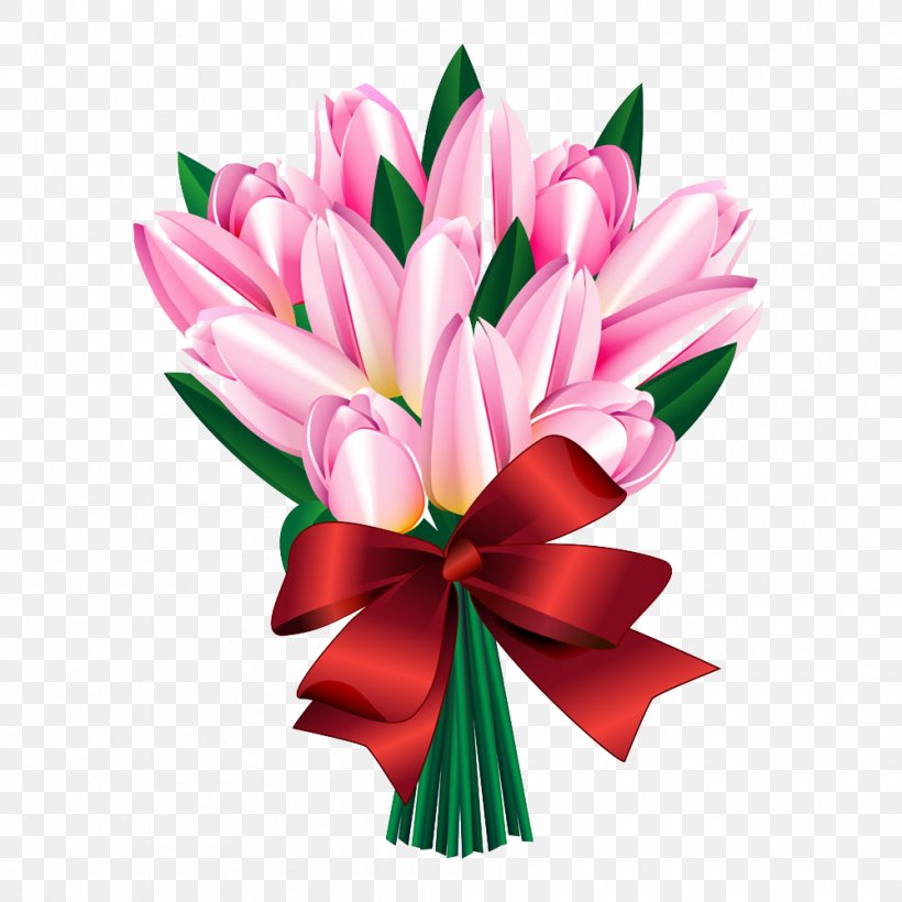 Tulip Flower Euclidean Vector Drawing, PNG, 1000x1000px, Tulip, Cartoon, Cut Flowers, Designer, Drawing Download Free