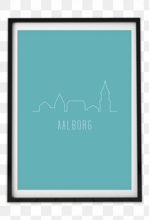 Line - Turquoise Picture Frames Line Font PNG