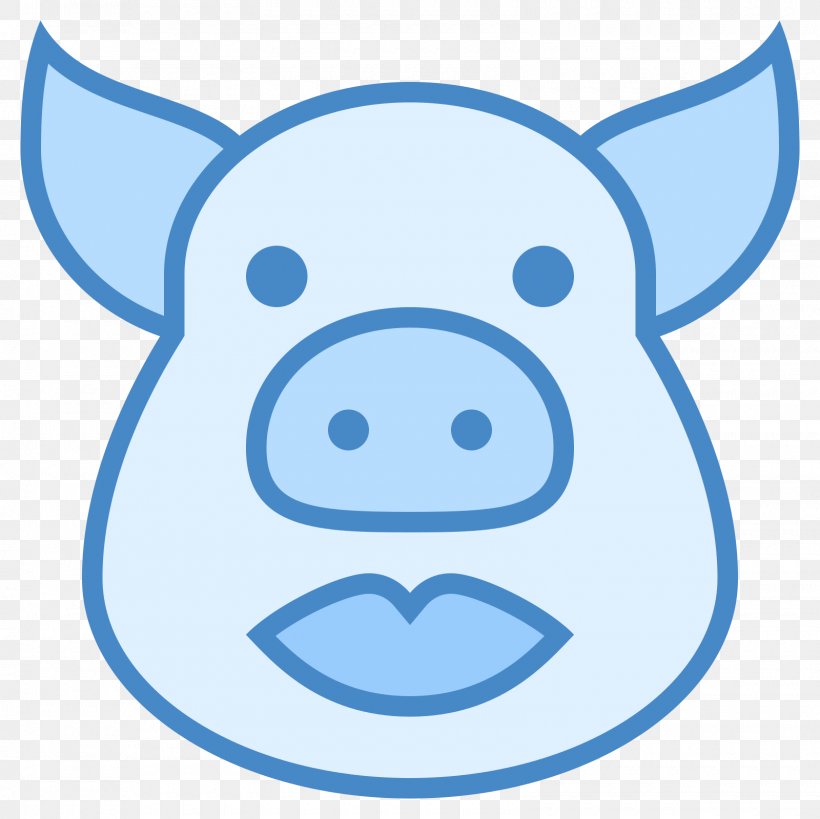 Pig Lipstick Snout Clip Art, PNG, 1600x1600px, Pig, Area, Artwork, Blue, Head Download Free