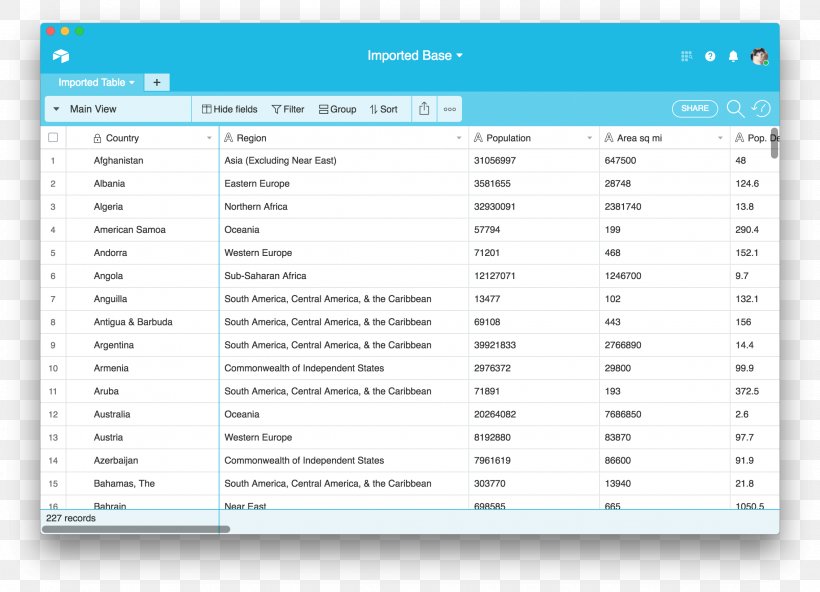 Airtable Computer Program Spreadsheet Comma-separated Values Zapier, PNG, 2272x1642px, Airtable, Area, Brand, Commaseparated Values, Computer Download Free