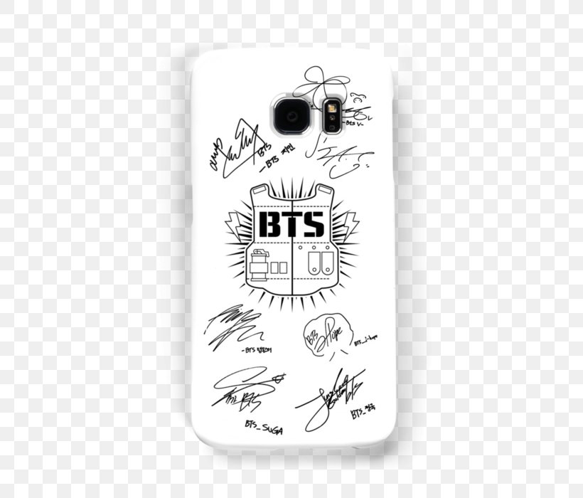 IPhone 6 Samsung Galaxy Mobile Phone Accessories BTS Telephone, PNG, 500x700px, Iphone 6, Black And White, Bts, Bts Army, Drawing Download Free