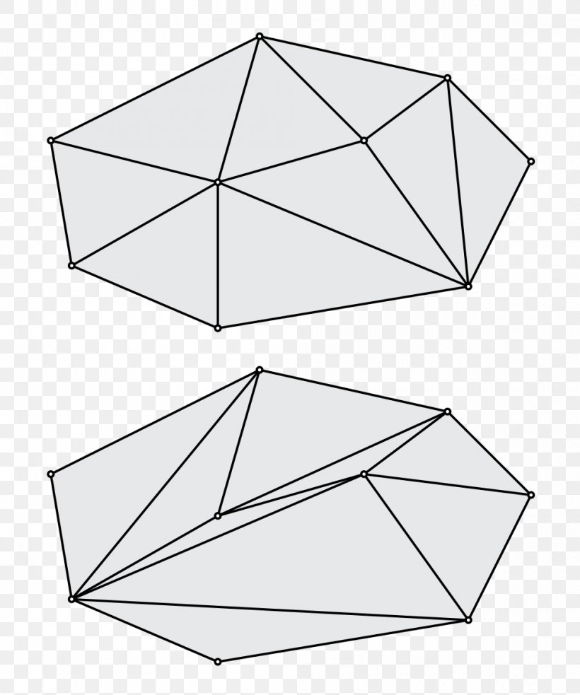Point Set Triangulation Triangle Minimum-weight Triangulation, PNG, 1000x1200px, Point, Area, Art Paper, Black And White, Convex Hull Download Free
