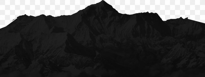 Black And White Mountain Design Studio CodePen, PNG, 2560x965px, Black And White, Black, Codepen, Design Studio, Geological Phenomenon Download Free