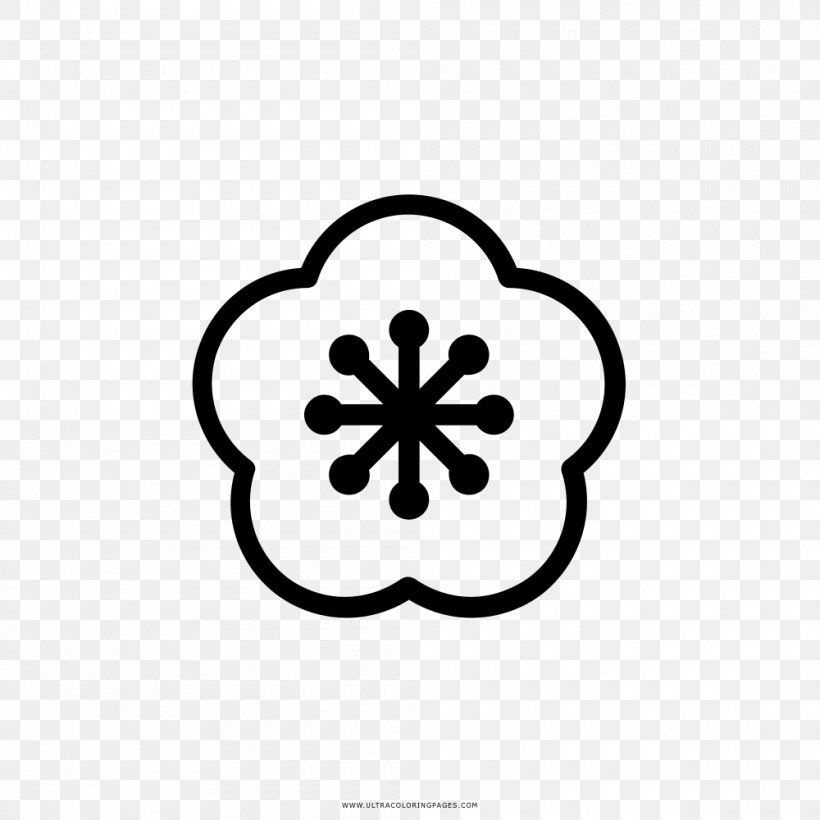 Cherry Blossom Drawing Sweet Cherry Black And White, PNG, 1000x1000px, Cherry Blossom, Area, Black And White, Cerasus, Cherry Download Free