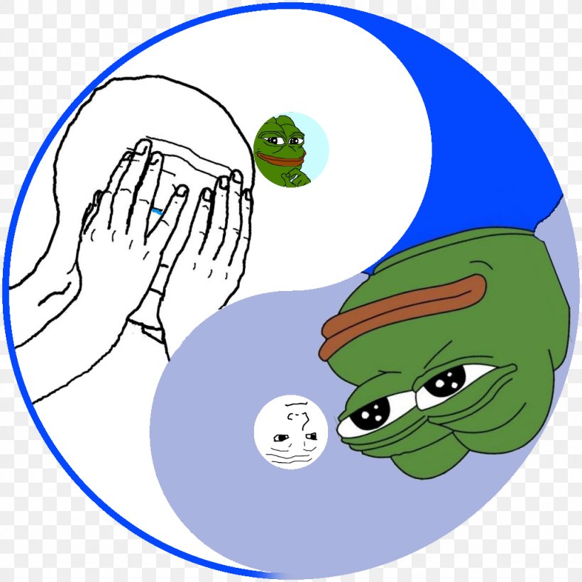 Pepe The Frog /pol/ Normie Alt-right, PNG, 1024x1024px, Watercolor, Cartoon, Flower, Frame, Heart Download Free