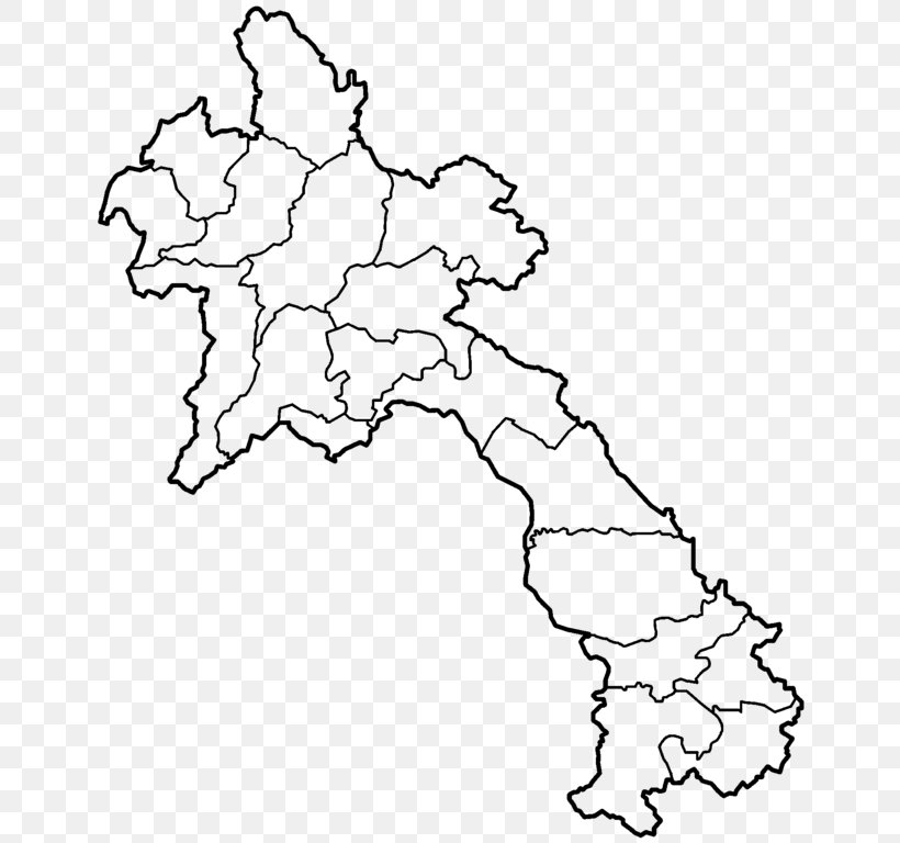 Provinces Of Laos Blank Map Bokeo Province Laos Pictures, PNG, 658x768px, Provinces Of Laos, Area, Black And White, Blank Map, Diagram Download Free