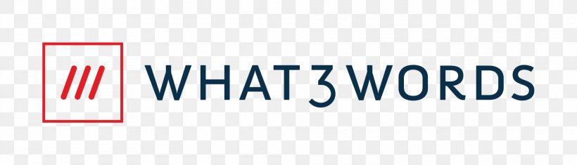 What3words Logo Startup Company Trademark Location, PNG, 2000x575px, Logo, Area, Blue, Brand, Business Download Free