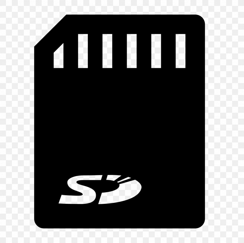 Secure Digital Computer Data Storage, PNG, 1600x1600px, Secure Digital, Area, Black, Black And White, Brand Download Free